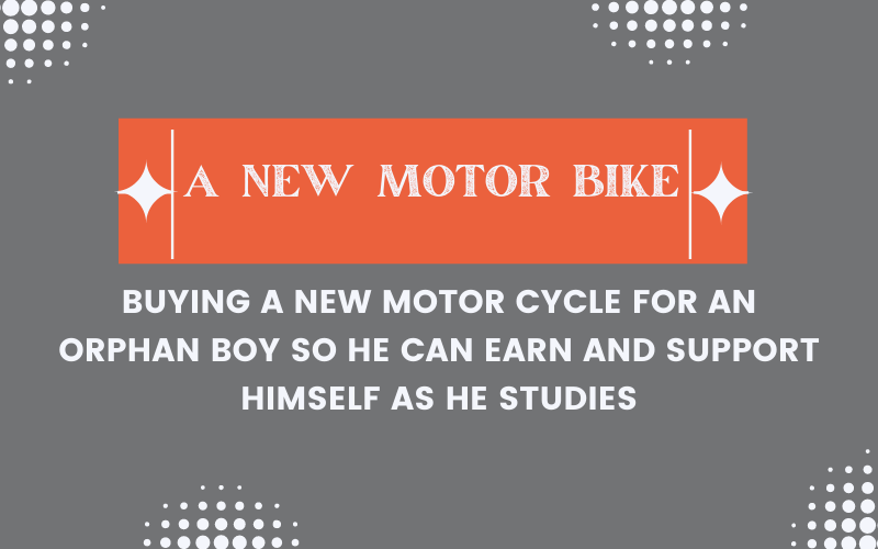 A new Motor Cycle for Someone