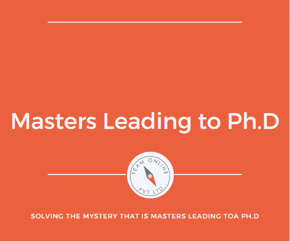 Masters Leading to Ph.D.